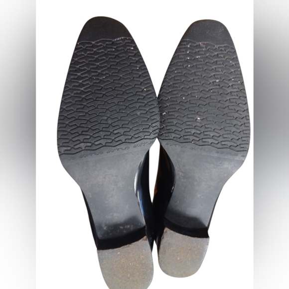 Bally Leather Dress Shoes Loafer Black Size 40 (9) EUC - Picture 7 of 8